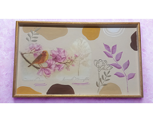 Bandeja de cama - Canário por Débora Artes