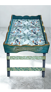 Bandeja de cama - tucano por Débora Artes