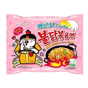 Hot Chicken Flavor Ramen Carbonara - Macarrão Instantâneo 130g