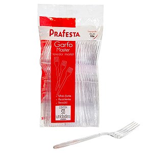 Kit de Talheres Descartáveis Reforçados 50un
