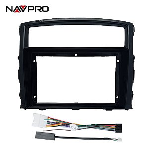 PARA MIT PAJERO FULL Moldura/Fascia e cabos de conexão para instalação de cen