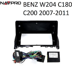MERCEDES C180 2007-2014 Moldura/Fascia e cabos de conexão para instalação de