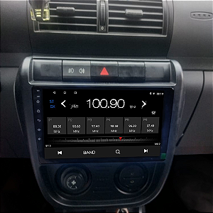 Para VW FOX CROSSFOX G1 2003 2009 Moldura e cabos de conexão para instalação