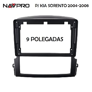 FOR KIA SORENTO 2004-2008 9 POLEGADAS Moldura/Fascia e cabos de conexão para in