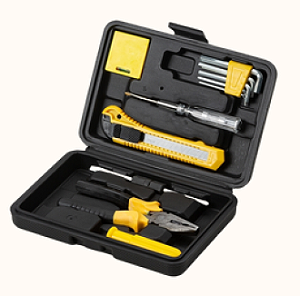 KIT FERRAMENTA 11 PEÇAS COM MALETA