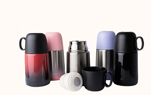 GARRAFA TÉRMICA 230ML COM ACABAMENTO DEGRADÊ