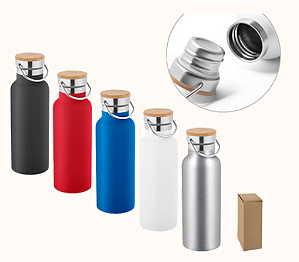 SQUEEZE TÉRMICA EM AÇO INOX 570ML COM PAREDE DUPLA - TÉRMICA