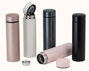 GARRAFA TÉRMICA 500ML DE AÇO INOXIDAVEL 304 COM INFUSOR DE BEBIDAS