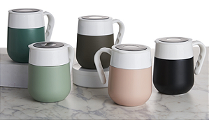 CANECA TÉRMICA INOX 500ML COM DISPLAY LED