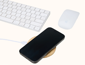 CARREGADOR VIA INDUÇÃO EM FORMATO DE DISCO