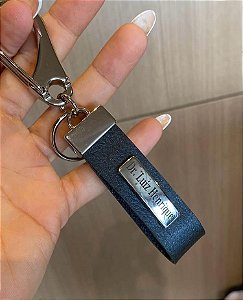 Chaveiro Couro Personalizado com Nome