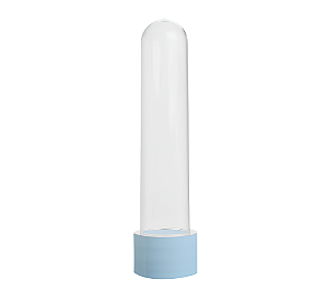 Tubete Grande 11cmx29mmØ Azul Bebê com 10 unidades