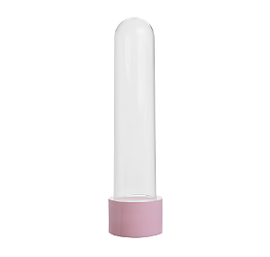 Tubete Grande 11cmx29mmØ Rosa Bebê com 10 unidades