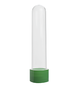 Tubete Grande 11cmx29mmØ Verde Bandeira com 10 unidades