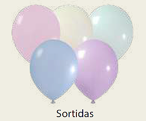 Balão 5" Joy Candy Color - 50 unid. - Sortido