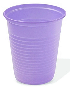 Copo Plástico 200ml com 50 unidades - Cores - Lilás