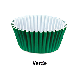 Forminha de Papel n°5  2,0X3,0cm com 100 unidades  - Verde