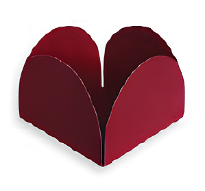 Forminhas para Doces 4 Petalas 7X7cm com 50 unidades - Marsala