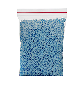 Mini Bolinhas de Isopor para Balões 18X20cm com 1 unidade - Azul