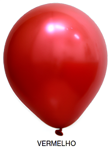 Balão Cromado Art-Latex - Vermelho