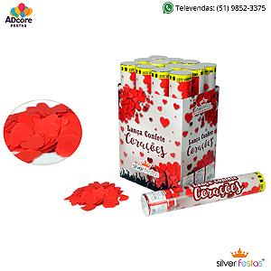 Lança Confete 30cm - Coração