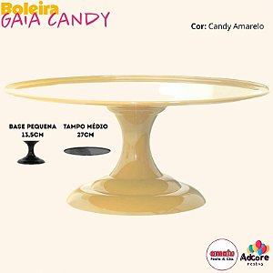 Boleira Gaia Candy Color 270X135 - Amarelo