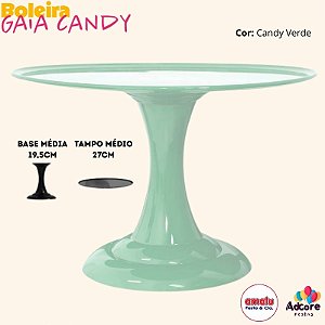 Boleira Gaia Candy Color 270X195 - Verde