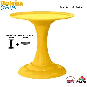 Boleira Gaia Tradicional 220X195 - Amarelo
