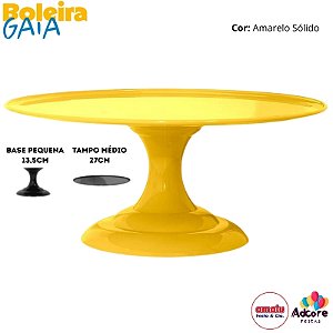 Boleira Gaia Tradicional 270X135 - Amarelo