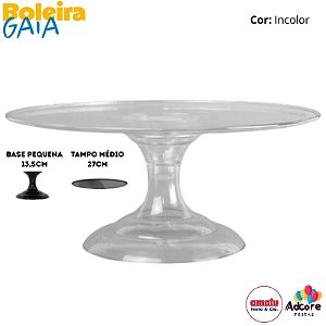 Boleira Gaia Tradicional 270X135 - Incolor