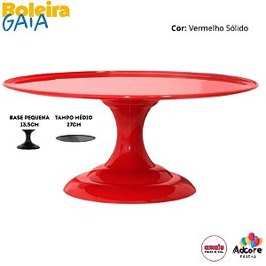 Boleira Gaia Tradicional 270X135 - Vermelho
