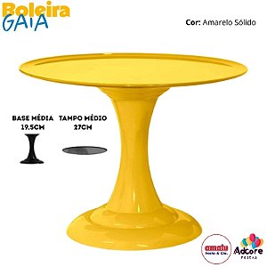 Boleira Gaia Tradicional 270X195 - Amarelo