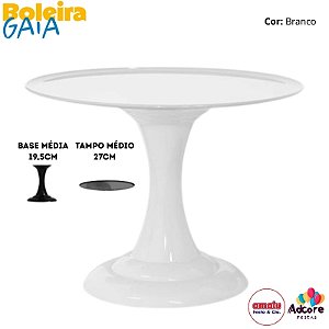 Boleira Gaia Tradicional 270X195 - Branco
