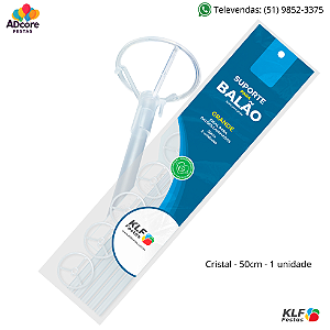 Suporte para Balão Grande Granel 50cm - Cristal