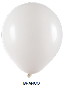 Balão Liso Art-Latex - Branco - 16
