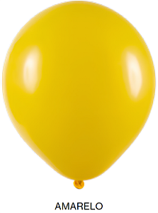 Balão Liso Art-Latex - Amarelo - 5