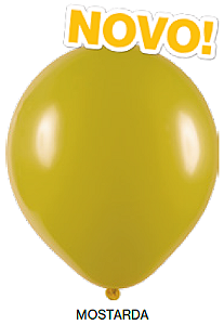 Balão Liso Art-Latex - Mostarda - 24