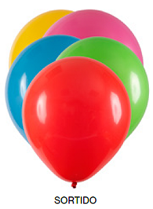 Balão Liso Art-Latex - Sortido - 12