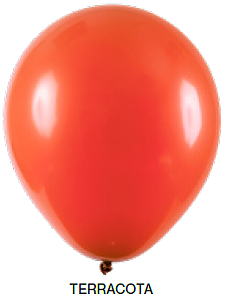 Balão Liso Art-Latex - Terracota - 12