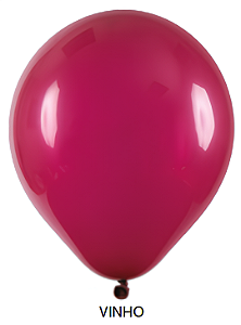 Balão Liso Art-Latex - Vinho - 5