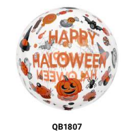 Balão de Festa Metalizado 18" 45cm - Happy Halloween - 1 unidade - Silver Festas - ADcore Festas