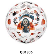 Balão de Festa Metalizado 18" 45cm – Morte - 1 unidade – Silver Festas – Adcore Festas