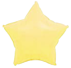 Balão Estrela Candy 17" 43cm c/ 1 unid. - Amarelo