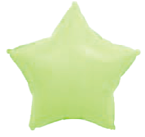 Balão Estrela Candy 17" 43cm c/ 1 unid. - Verde