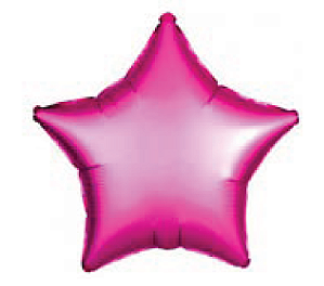 Balão Metalizado 18" 45cm Estrela c/1 unid. - Pink