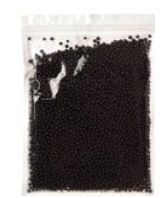 Mini Bolinhas de Isopor para Balões 18X20cm com 1 unid. - Preto