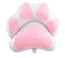 Balão Metalizado 64×68cm Pegada c/1 unid. - Rosa