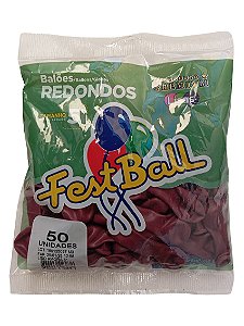Balão Liso FestBall c/ 50 unid. - Amora - 5