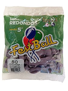 Balão Liso FestBall c/ 50 unid. - Lilás Vintage - 5