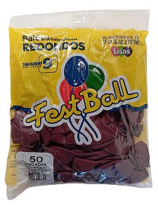 Balão Liso FestBall c/ 50 unid. - Amora - 9